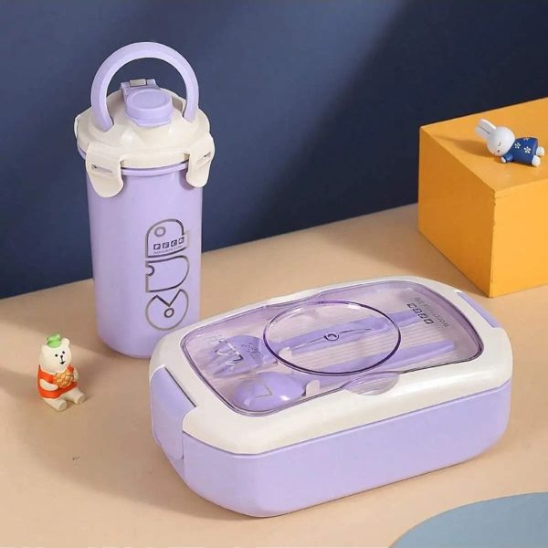 2 in 1 LUNCH BOX WITH BOTTLE - Image 6
