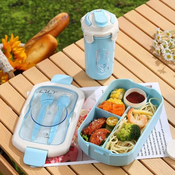 2 in 1 LUNCH BOX WITH BOTTLE - Image 10