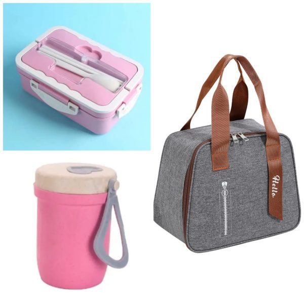 3 IN 1 MICROWAVEBLE LUNCH BOX COMBO SET - Image 7