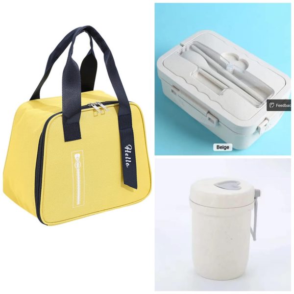 3 IN 1 MICROWAVEBLE LUNCH BOX COMBO SET - Image 5