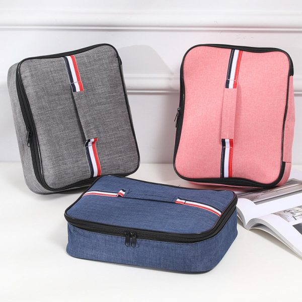 Large Square Oxford Insulated Lunch  Bag - Image 10