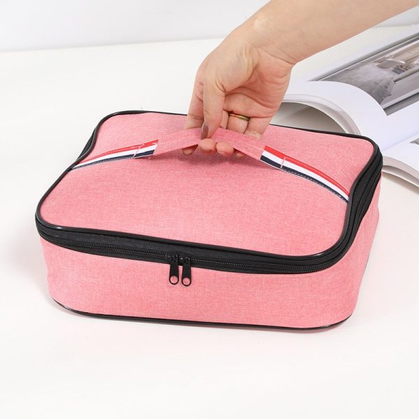 Large Square Oxford Insulated Lunch  Bag - Image 6