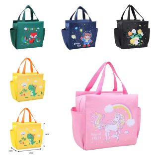 LARGE CAPACITY CARTOON THEMED THERMAL INSULATED LUNCH BAG