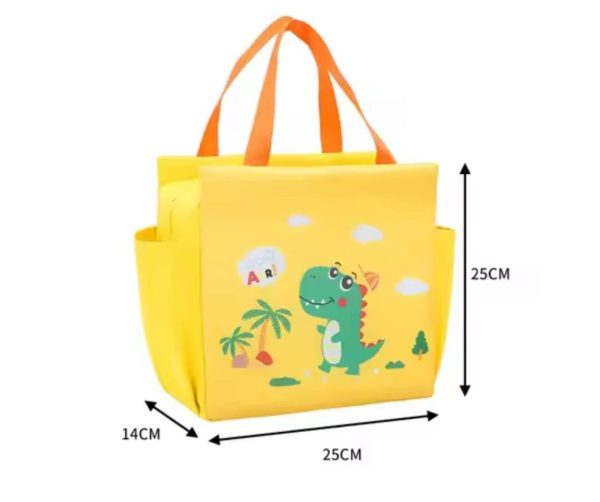 LARGE CAPACITY CARTOON THEMED THERMAL INSULATED LUNCH BAG - Image 4