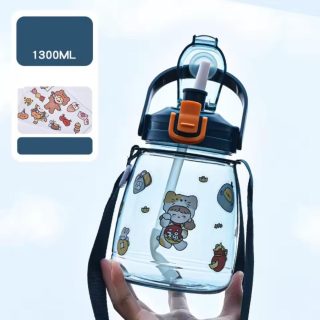 children water bottle with DIY sticker