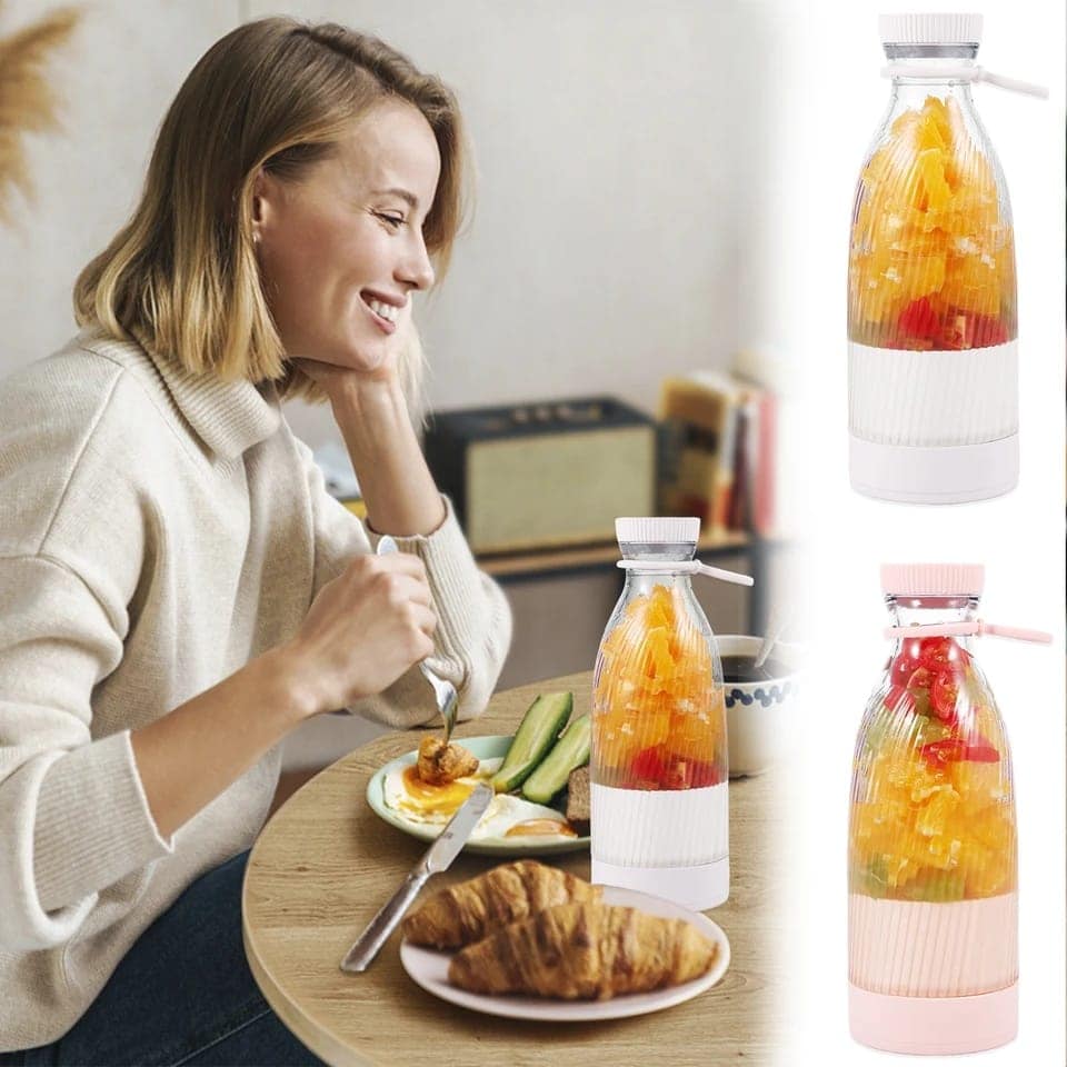 Portable Blender Bottle with a changer Lid - Image 2