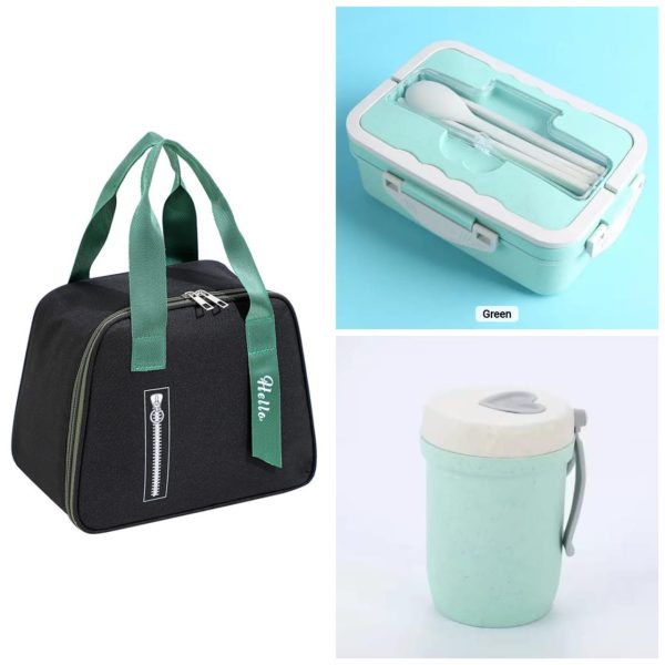 3 IN 1 MICROWAVEBLE LUNCH BOX COMBO SET - Image 6