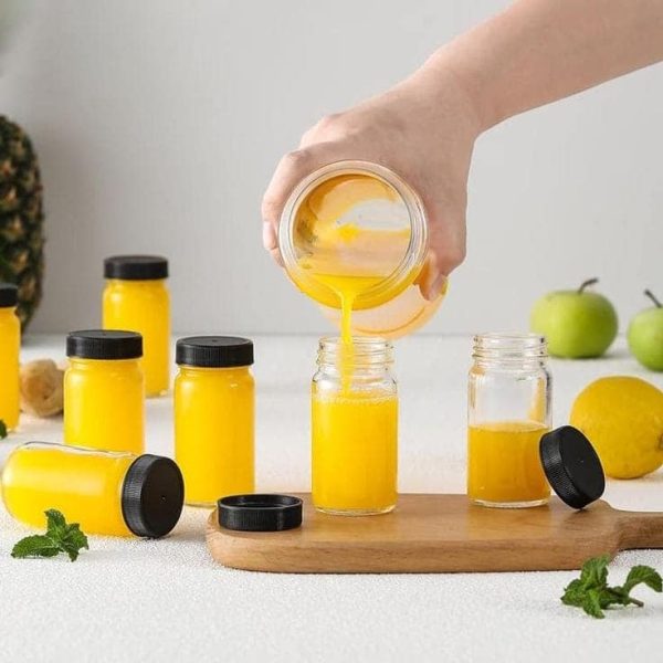 Set of 5 Gingershots Glass Bottles - Image 2