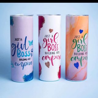 Cocktail Thermal Tumbler Flask with Straw