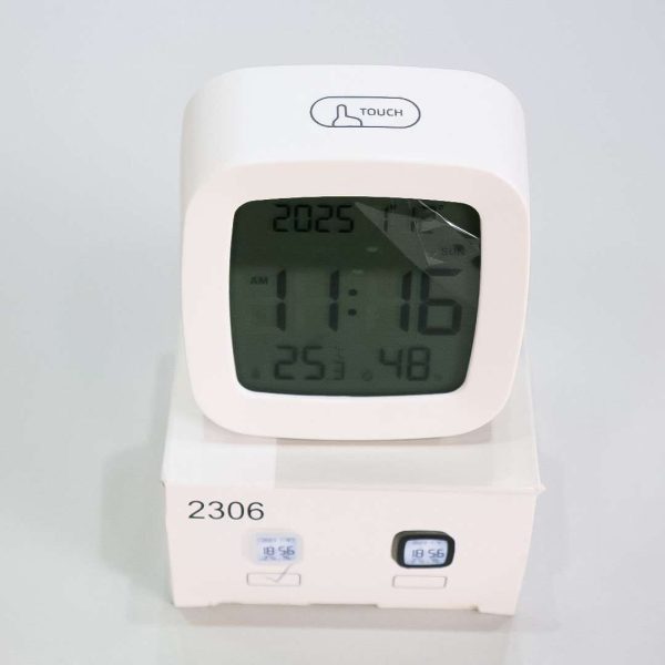 Portable Battery Operated LCD Digital Clock