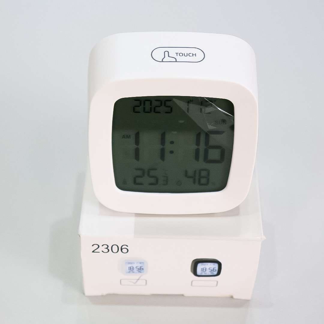 Portable Battery Operated LCD Digital Clock