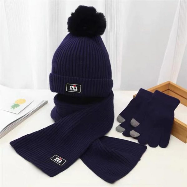 3 IN 1WINTER KIDS CARTOON THEMED BEENIES HAT,SCARF SET AND GLOVES - Image 3