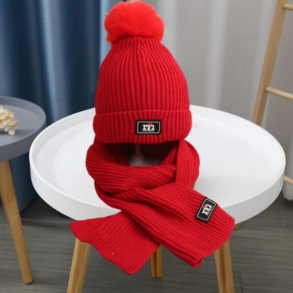 3 IN 1WINTER KIDS CARTOON THEMED BEENIES HAT,SCARF SET AND GLOVES - Image 2