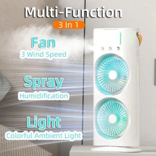 USB Rechargeable Double-ended Spray Fan