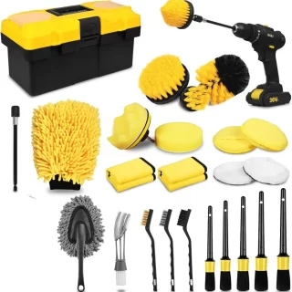 25PCS DETAIL CAR CLEANING TOOL KIT