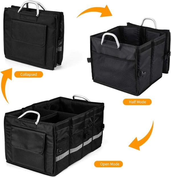 Foldable Premium Car Trunk Boot Organizer - Image 2