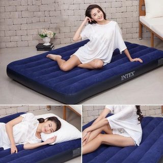 INTEX INFLATABLE AIR MATTRESS Plus Free  -ELECTRIC PUMP