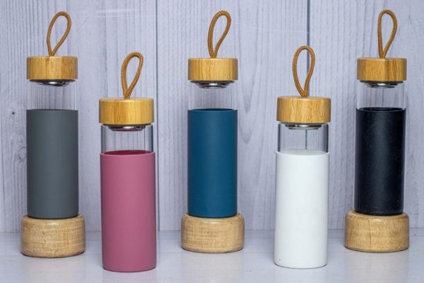 500 mls Brandable Glass Water Bottle