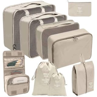 9pcs Luggage Travel Organizers For Suitcase