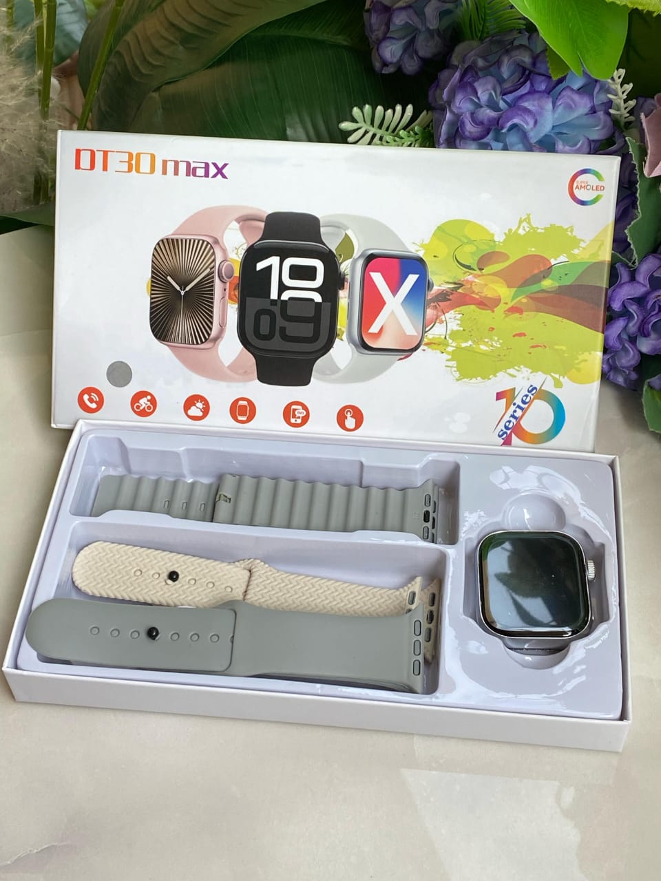 TB300 SMART WATCH WITH EARBUDS AND 7 STRAPS - Image 4