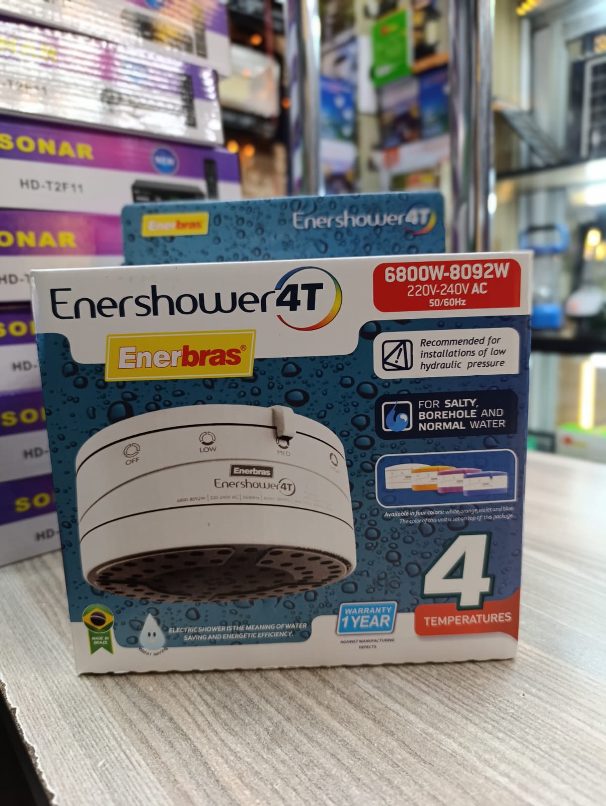Enerbras 4T Enershower heater