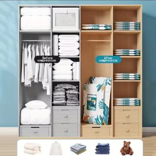 10pcs set Vacuum compression storage bags (with electric pump)