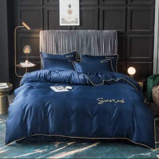 6pc Luxury Silk Comforter Bedding set
