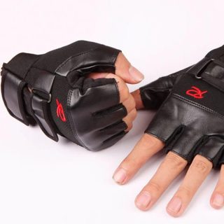 High quality leather gym gloves*