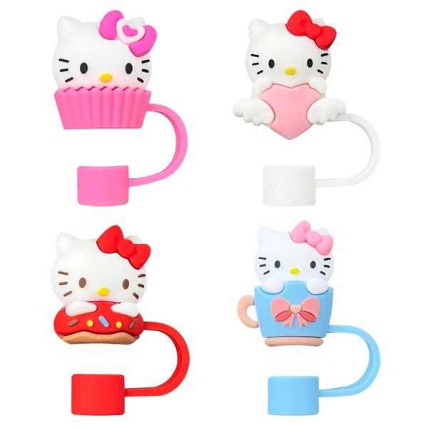 2 Piece 3D Cartoon Themed Spill Proof Straw Stopper - Image 4