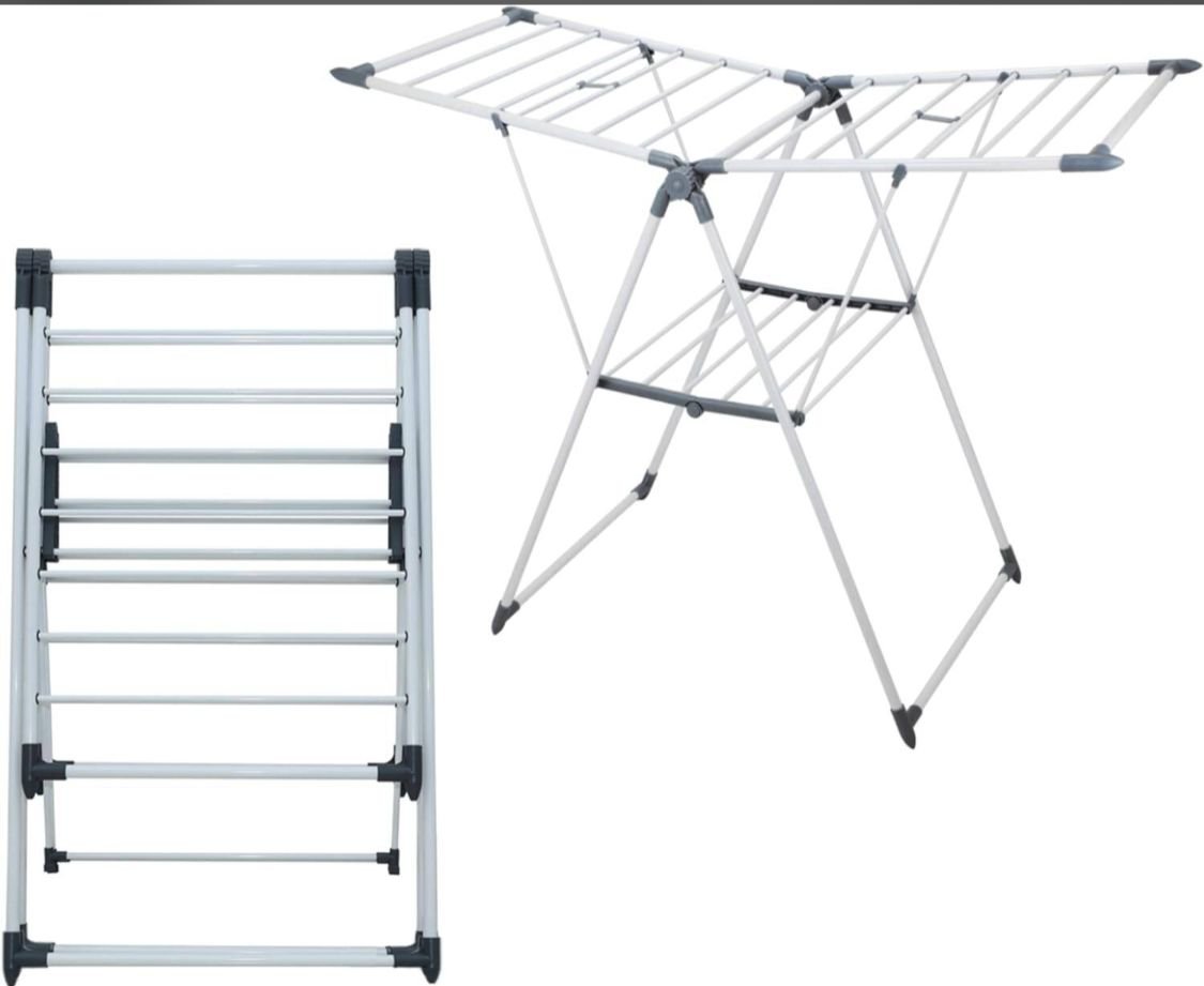 Foldable/portable Clothes Drying and Hanging Rack - Image 3