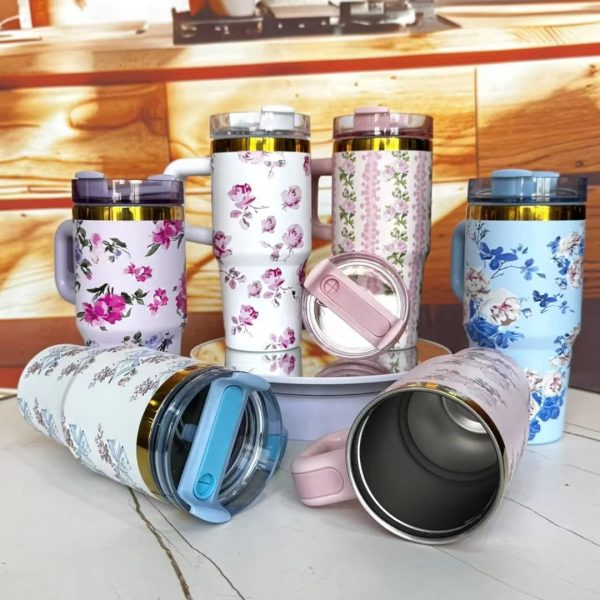 MINI FLORAL VACUUM FLASK - Image 3