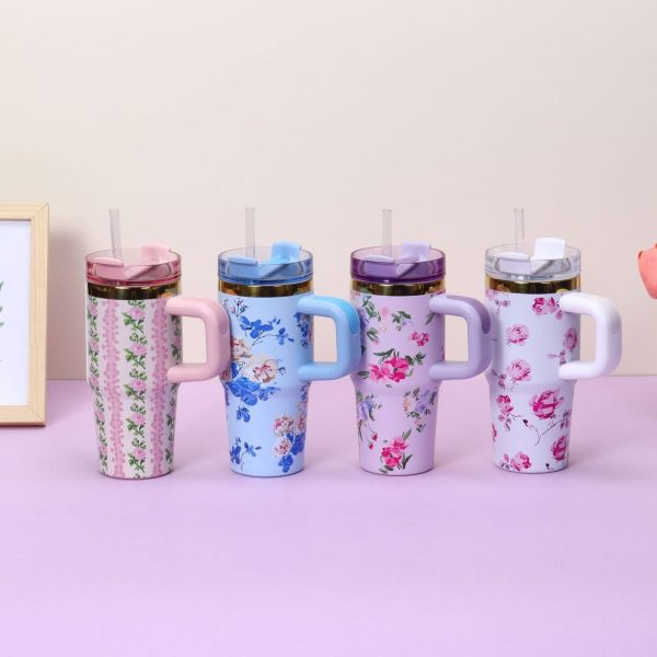 MINI FLORAL VACUUM FLASK - Image 2