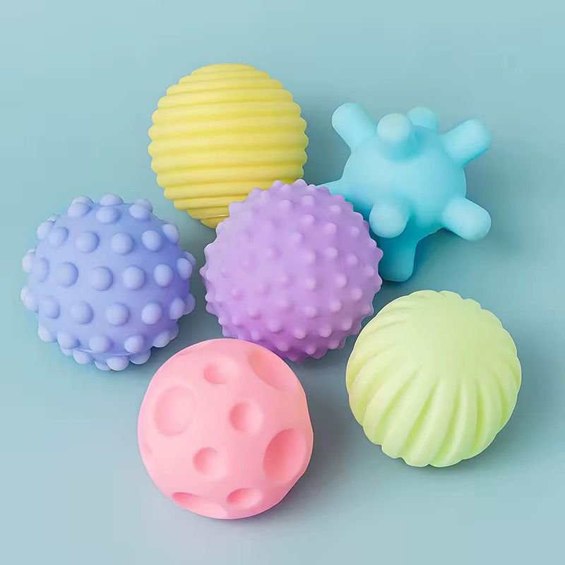 6 pieces colorful soft balls - Image 2