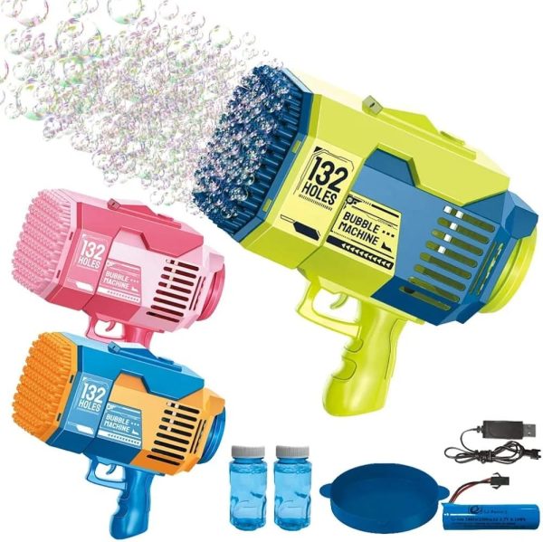 132 Holes Bazooka Bubble Gun