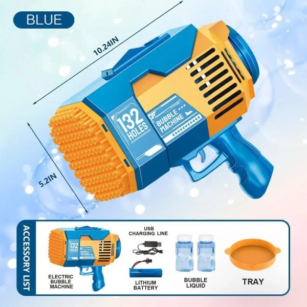 132 Holes Bazooka Bubble Gun - Image 6