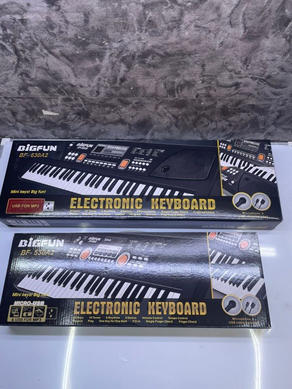 Big Fun Electronic Keyboard With Microphone-64Keys - Image 2