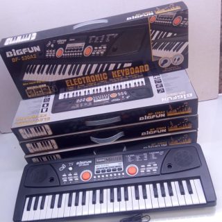 Big Fun Electronic Keyboard With Microphone-49 keys