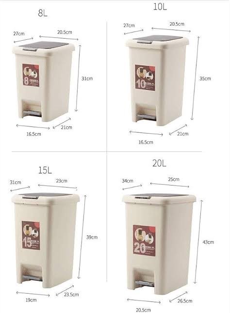 Quality Pedal/ Push Dustbin - Image 2