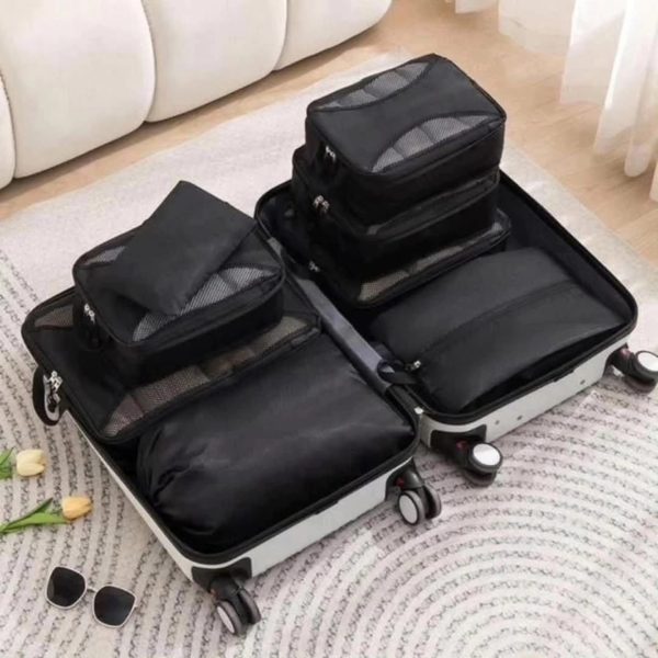 8 Pcs Travel Suitcase Compression Cubes - Image 6